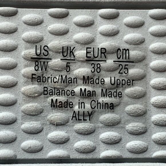 Ryka Ally Gray Leopard Detail Knit Athletic Training Shoes Womens Size 8 WIDE - Picture 8 of 8